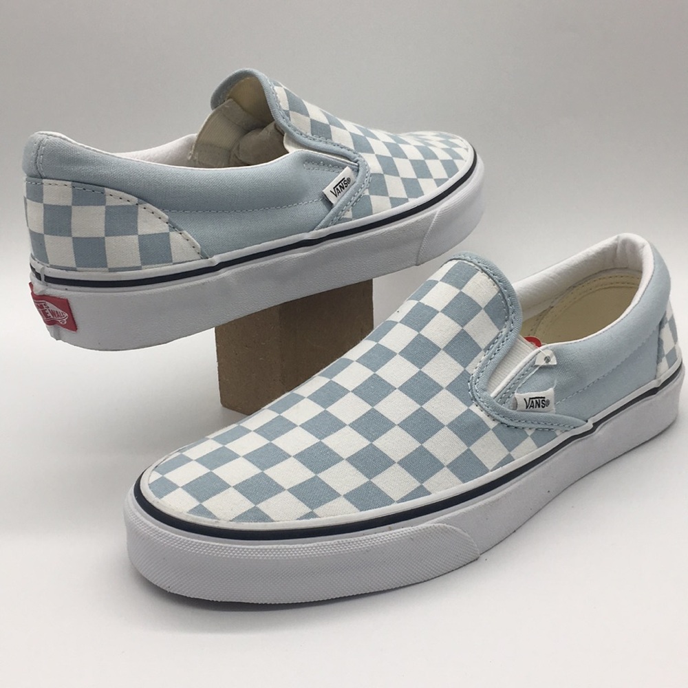 VANS CLASSIC SLIP-ON Checkerboard Baby Blue wmns - Picture 8 of 16